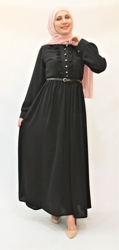 Robe Longue Noir - Hijab's Store
