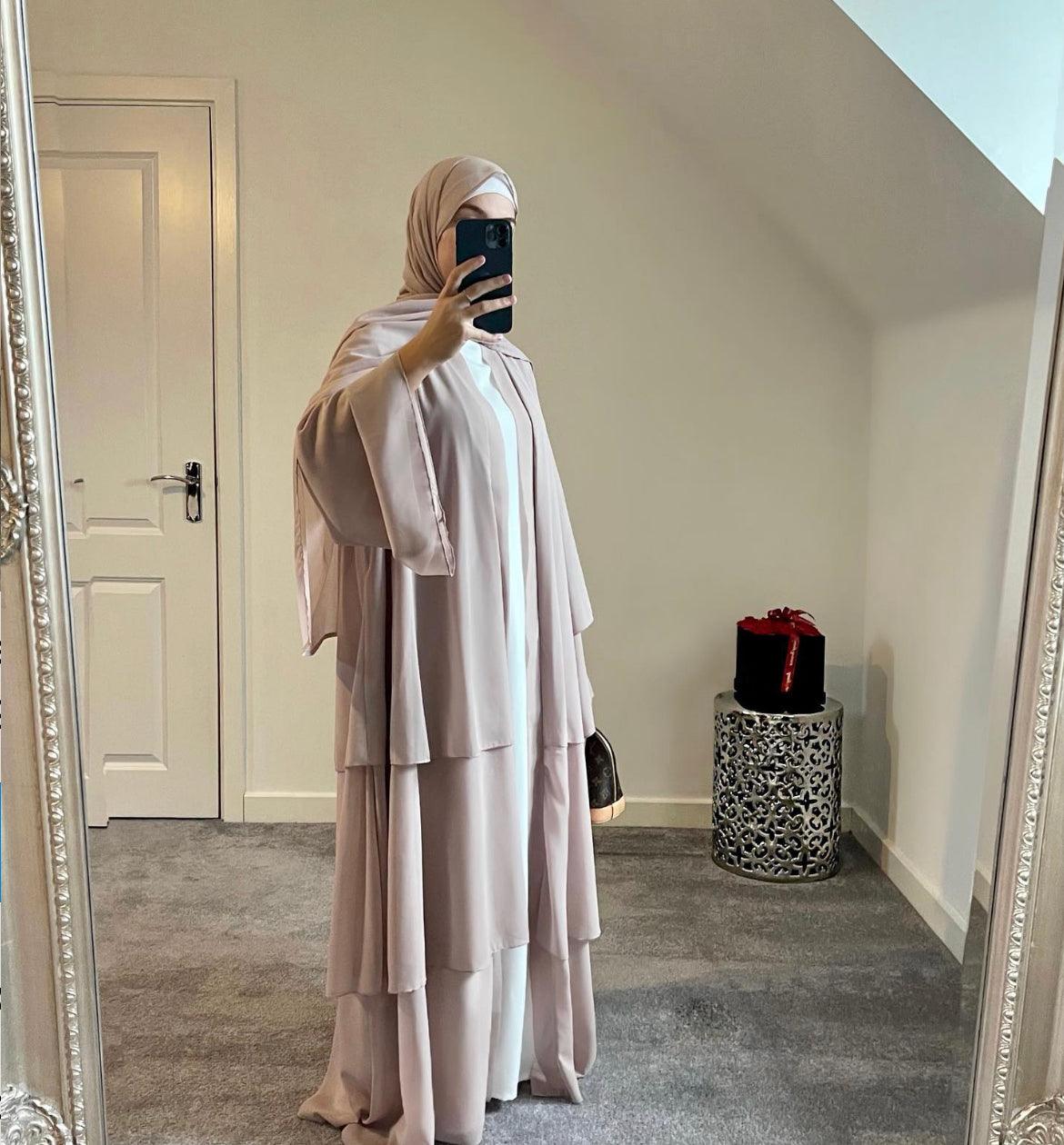 Abaya Amal Avec Foulard - Hijab’s Store