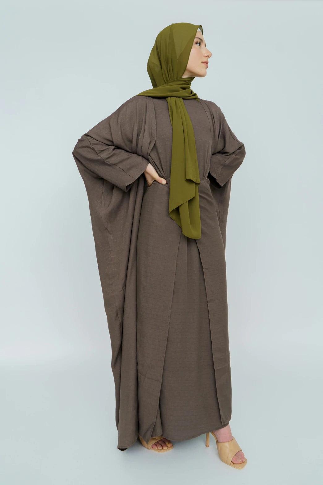 Abaya Trois Pièces Houriya - Hijab’s Store