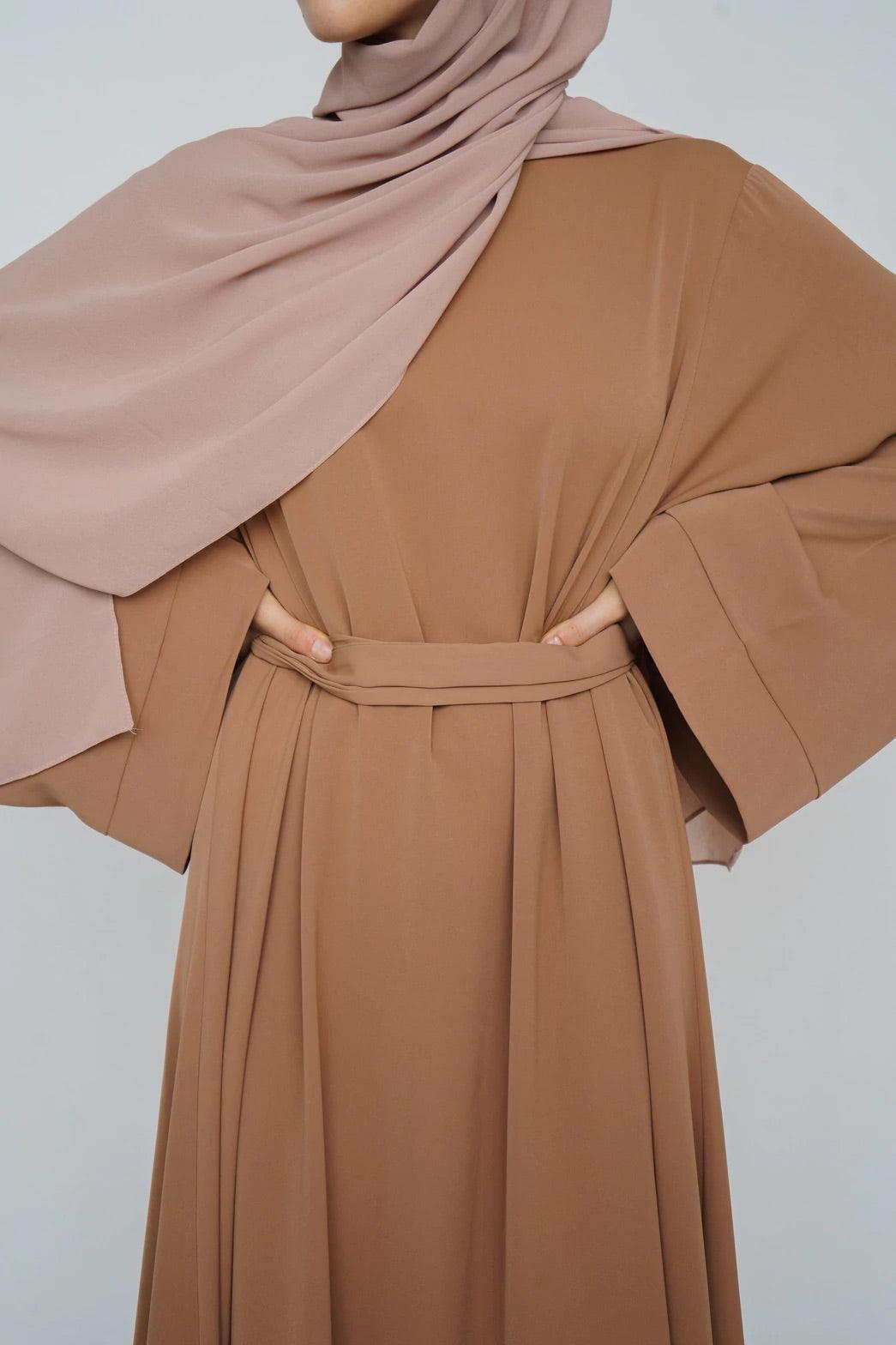 Abaya Zuraina Marron - Hijab’s Store
