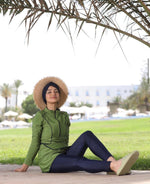 Burkini vert émeraude avec bonnet - Hijab’s Store