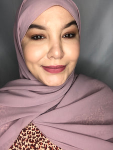 Hijab Mousseline Rose Nude