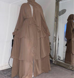 Abaya Amal 3 couches Avec Foulard - Hijab’s Store
